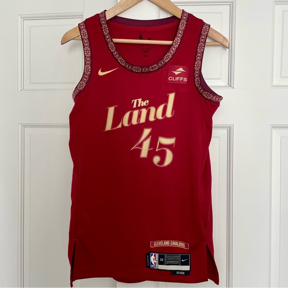 Nike Donovan Mitchell Cleveland Cavaliers Jersey #45 The Land City Edition 36/XS